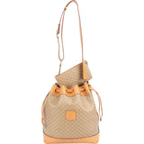 Celine Monogram Macadam Bucket Shoulder Bag