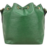 Louis Vuitton Green Epi Leather Sac Noé Petit Shoulder Bag