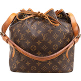 Louis Vuitton Monogram Canvas Sac Noé Petit Shoulder Bag