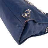 Balenciaga Blue Leather City Handbag