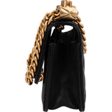 Chanel Quilted Lambskin Single Flap Adjustable Crossbody Bag