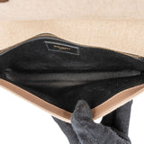 Saint Laurent Chevron Raffia Matelassé Envelope Crossbody Bag