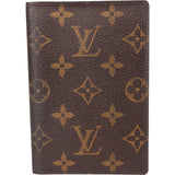 Louis Vuitton Monogram Canvas Passport Cover Card Holder