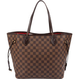 Louis Vuitton Monogram Damier Ebene Canvas Neverfull MM Shoulder Bag