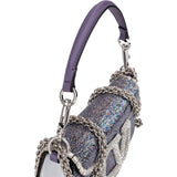 Valentino Garavani Crystal Embellished VLogo Signature Crossbody Handbag