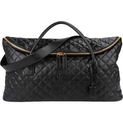 Saint Laurent Quilted Lambskin ES Giant Travel Bag