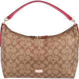 Coach Monogram Signature Mia Hobo Shoulder Bag