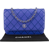 Chanel Surpique Stitched Calfskin Wallet on Chain Crossbody Bag