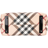 Burberry Haymarket Check Reversible Tote Shoulder Bag