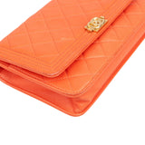 Chanel Quilted Lambskin Boy Wallet on Chain Crossbody Bag