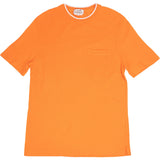 Hermès Orange Cotton H Embroidered Pocket T-Shirt (L)