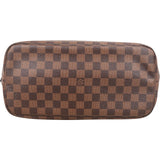 Louis Vuitton Monogram Damier Ebene Neverfull MM Shoulder Bag