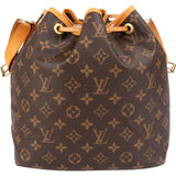 Louis Vuitton Monogram Canvas Sac Noé Petit Shoulder Bag