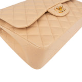 Chanel Quilted Lambskin Jumbo Double Flap Crossbody Bag