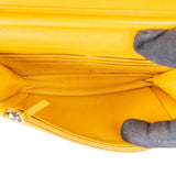 Chanel Chevron Caviar Leather Wallet on Chain Crossbody Bag