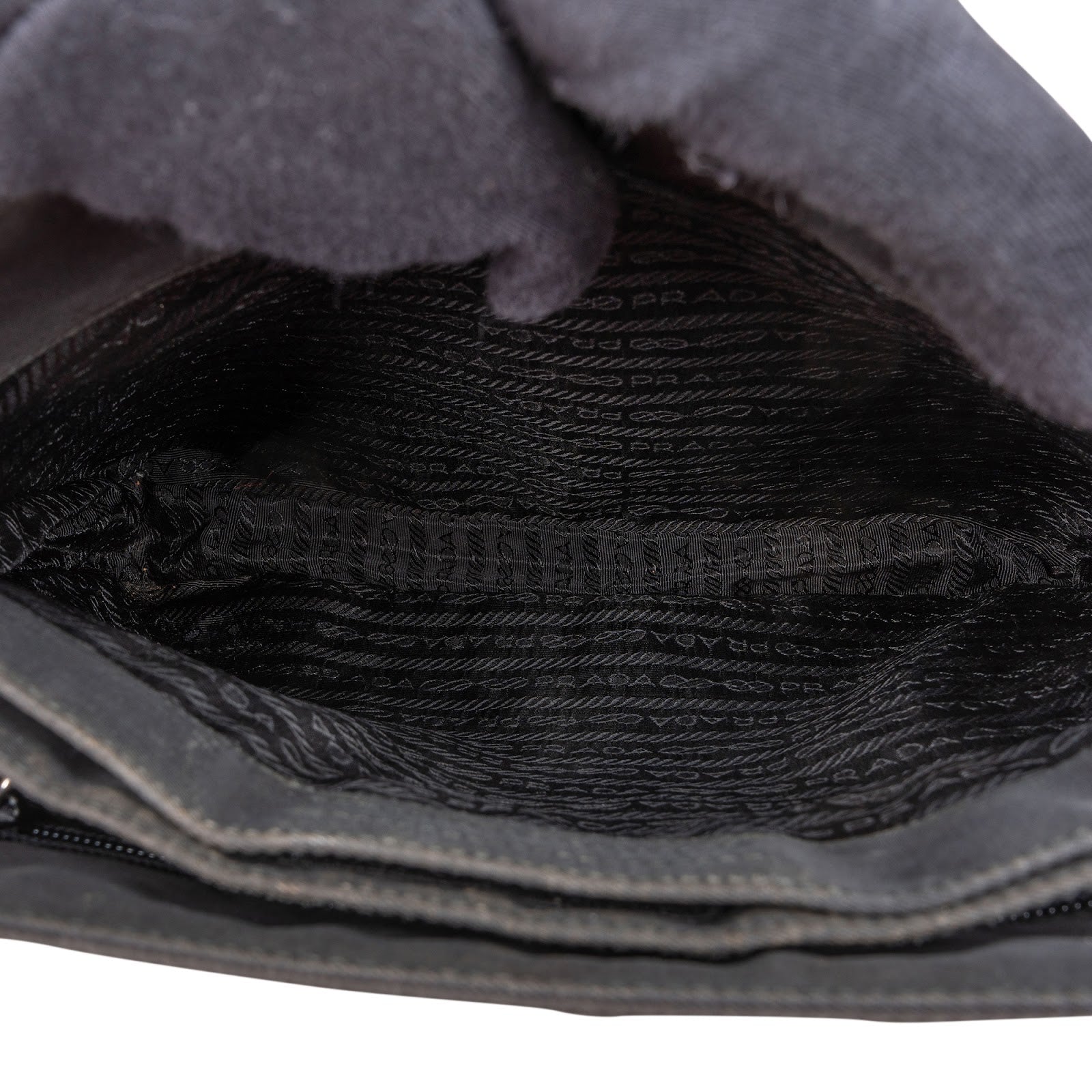 Prada Tessuto Handle Triangle Shoulder Bag - vintageandkickz