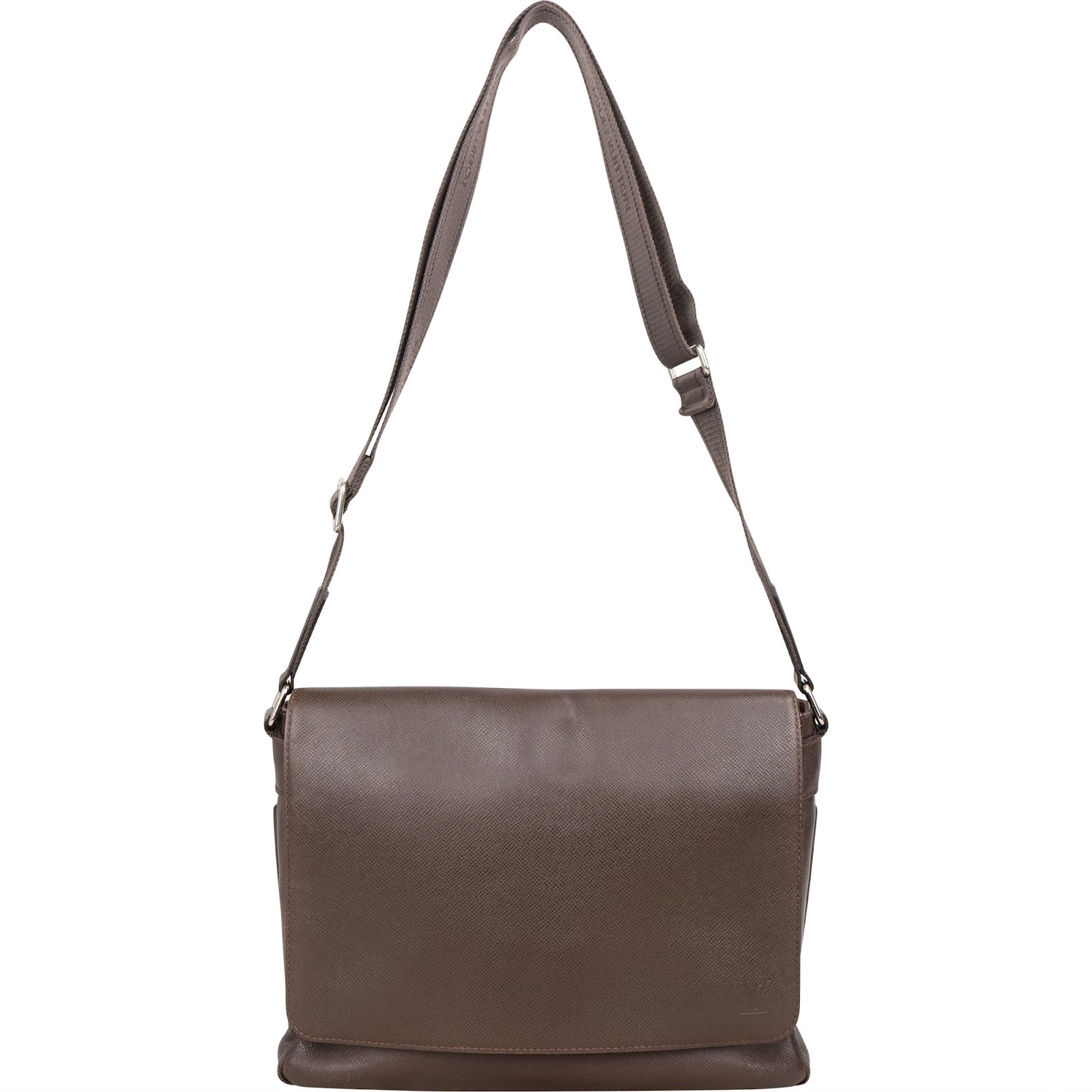 [🔄️B07 / F03] Louis Vuitton Taiga Leather Roman Crossbody Bag - vintageandkickz
