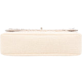 Chanel Tweed Costume Fringed Fabric 2.55 Reissue Single Flap Crossbody Bag