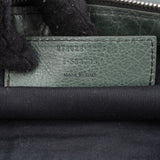Balenciaga Classic Green Leather Arena Clutch