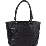 Chanel Quilted Lambskin Cambon CC Shoulder Bag