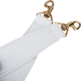 Gucci White Leather Bags Strap