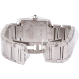 Cartier SIlver Tone Tank Française 2384 Woman Watch
