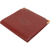 Must de Cartier Bordeaux Leather Bifold Billets Wallet