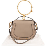 Chloé Grained Calfskin Suede Nile Small Crossbody Handbag