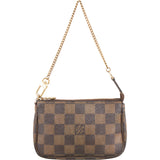 Louis Vuitton Monogram Damier Ebene Mini Pochette Accessoires Handbag