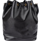Louis Vuitton Noir Epi Leather Sac Noé Grande Shoulder Bag
