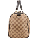 Gucci Monogram GG Coated Canvas Boston Handbag