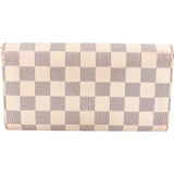 Louis Vuitton Monogram Damier Azur Canvas Sarah Wallet