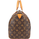 Louis Vuitton Monogram Canvas Speedy 30 Handbag - vintageandkickz