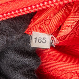 Prada Red Nylon Tessuto Triangle Messenger Crossbody Bag