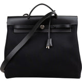 Hermès Classic Canvas Leather Herbag 39 Handbag
