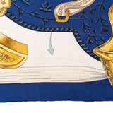 Hermès Etriers Silk Carre 90 Scarf Tuch