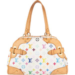 Louis Vuitton Monogram Canvas Murakami Multicolor Claudia Shoulder Bag - vintageandkickz