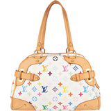 Louis Vuitton Monogram Canvas Murakami Multicolor Claudia Shoulder Bag - vintageandkickz