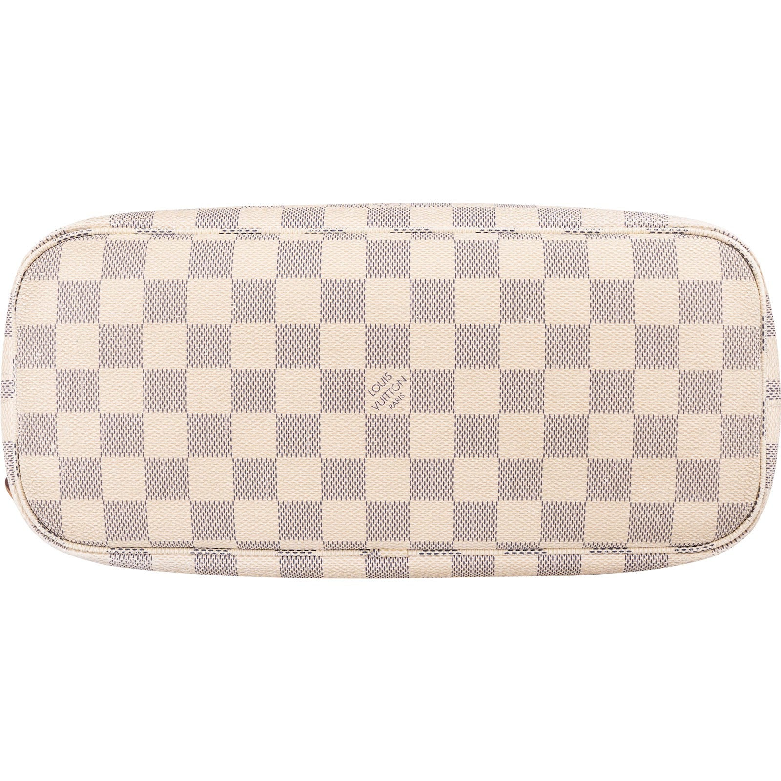 Louis Vuitton Monogram Damier Azur Canvas Neverfull PM Handbag - vintageandkickz