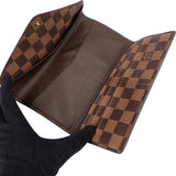 Louis Vuitton Monogram Damier Ebene Canvas NM Sarah Wallet
