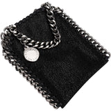 Stella McCartney Shaggy Falabella Fold Over Micro Tote Crossbody Handbag