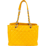 Chanel Quilted Caviar Leather Maxi Grand Shopping CC Tote Shoulder Bag
