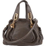 Chloé Pebbled Leather Small Paraty Shoulder Handbag