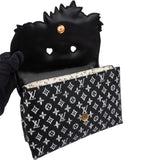 Louis Vuitton Monogram Canvas Epi Leather Catogram Cat Shoulder Bag