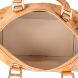MCM Monogram Visetos Boston Handbag