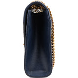 Saint Laurent Grain De Poudre Leather Envelope Medium Crossbody Bag