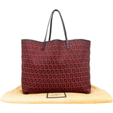 Fendi FF Monogram Zucca Roll Tote Shoulder Bag