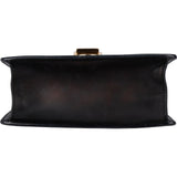Gucci Black Leather Small Sylvie Crossbody Bag