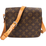 Louis Vuitton Monogram Canvas Cartouchiere MM Crossbody Bag