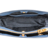 Prada Blue Saffiano Lux Galleria Handbag